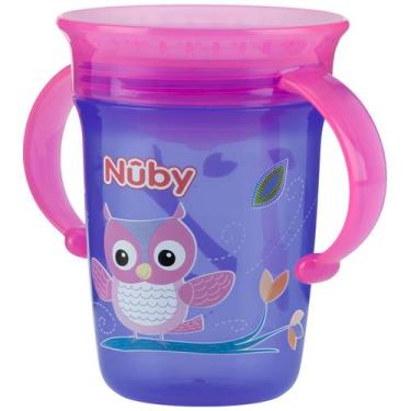 Imagem de Copo Infantil Com Alça Tampa Nuby 240 Transição Fácil Beber - NÛBY, Li