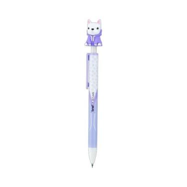 Imagem de Lapiseira 0.7mm Divertida Pug BRW Cor:Roxo Pastel, Roxo Pastel