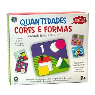 Imagem de Jogo Educativo Quantidades Cores E Formas Infantil Zastras