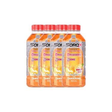 Imagem de Kit 4 Sorox Sabor Tangerina 550ml