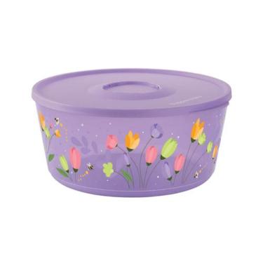 Imagem de Tigela Ilumina Tupperware 4,3L Viva Tulipas