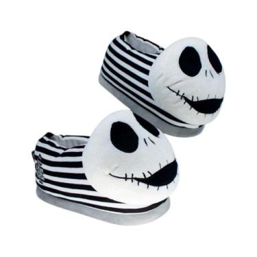 Imagem de Pantufa 3D Jack Skellington O Mundo Estanho de Jack Zona Criativa Lice