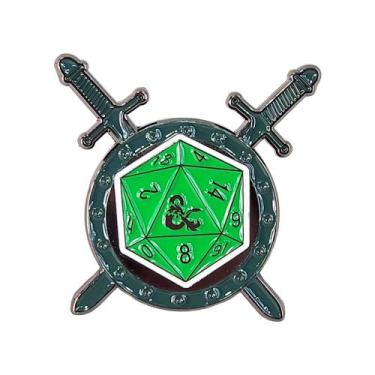 Imagem de Broche D&ampD Dnd - RPG - CN, Verde
