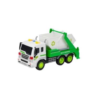 Imagem de Caminhao de entulho de brinquedo infantil com som e luz bbr - BBR TOYS