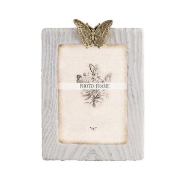 Imagem de Porta Retrato Butterfly Branco - 17x23CM - Tuut
