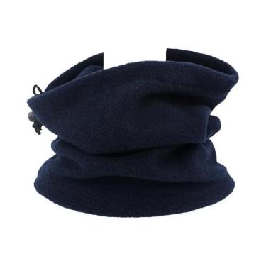 Imagem de Cachecol Ajustável Unissex Em Fleece Polar Para Inverno, Protetor De O