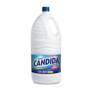 Imagem de Água Sanitária Super Candida 5L - Alvejante e Desinfetante Multiuso Galão Econômico para Limpeza Pesada, Pisos e Banheiros, Branqueia Roupas e Tira Manchas