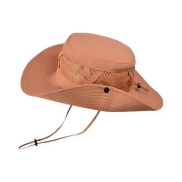 Imagem de Chapéu de Pesca Masculino Respirável - Nylon, Grandes Abas, Proteção S