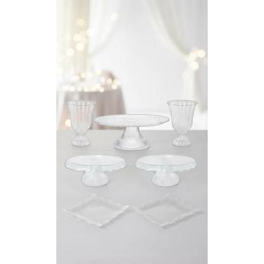 Imagem de Kit 7 Peças Acrílico Transparente para Festa - Congratulations Store