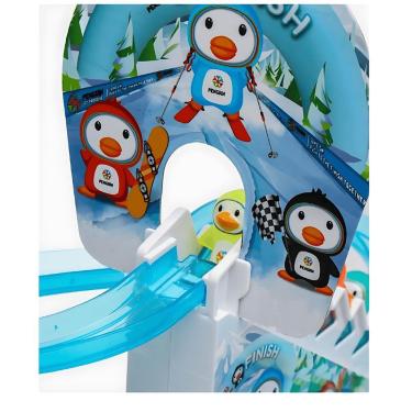 Imagem de Instrumento Musical DMT6595 Piano Pinguim Feliz 2 em 1 com Músicas Luzes Vibrantes Branco DM Toys