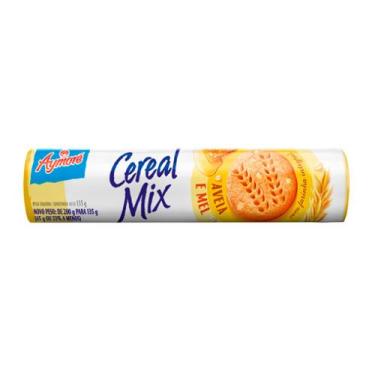 Imagem de Biscoito Aymoré Cereal Mix Sabor Aveia e Mel 135g