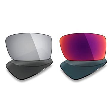 Imagem de 2 pares de lentes polarizadas de substituição da Mryok para óculos de sol Oakley X Squared – Opções