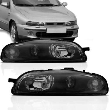 Imagem de Farol Marea Brava 97 98 99 03 04 05 Liso Mascara Negra