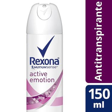 Imagem de Desodorante Antitranspirante Rexona Active Emotion Aerosol