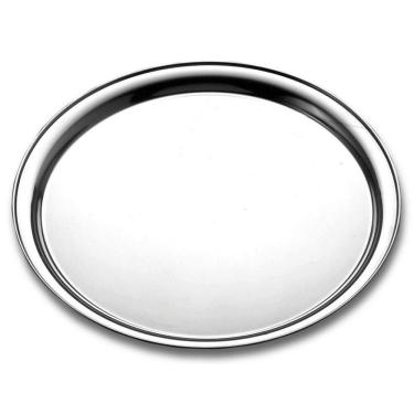 Imagem de Bandeja Redonda Aço Inox 45Cm - Service 