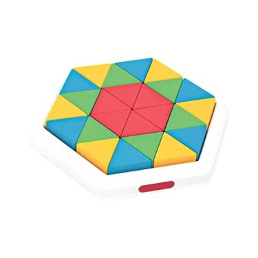 Imagem de Brinquedo Mosaico Triangular Equilátero, Poliplac Didático