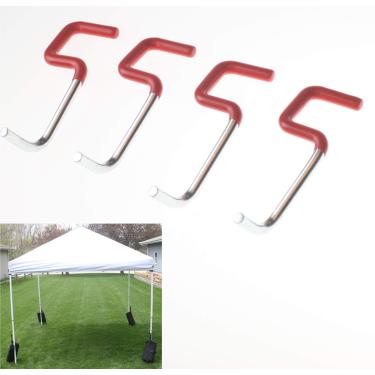 Imagem de Impakt Canopy Cabide de peso para barraca de dossel de porta traseira, serve para pernas de 2,5 cm, conjunto de 4