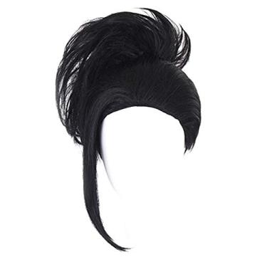 Imagem de Peruca Cosplay Anime, Peruca Festa Halloween, Rede Cabelo Grátis (Peruca Yaoyorozu Momo)