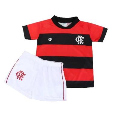Imagem de Conjunto Uniforme Para Bebê Do Flamengo - 031S - Torcida Baby