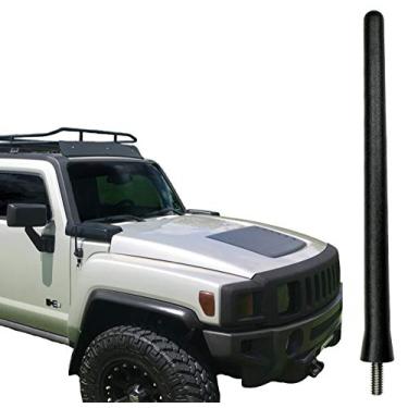 Imagem de AntennaMastsRus - O original de 15 cm é compatível com Hummer H3 (2006-2010) - Antena de borracha curta à prova de lavagem de carro - Bobina interna de cobre - Recepção premium - Design alemão
