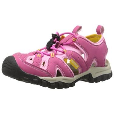 Imagem de Sandália infantil Burke II Northside, Fuchsia/Yellow, 3 Little Kid
