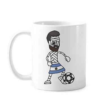 Imagem de Caneca de cerâmica cerâmica para futebol americano múmia argentina xícara de porcelana de café