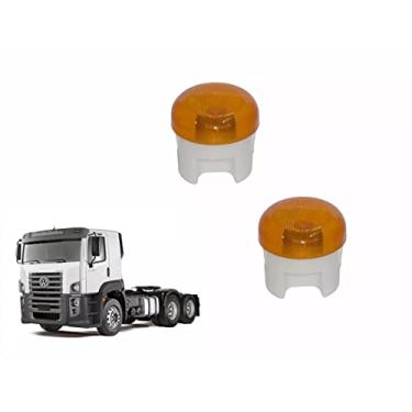 Imagem de PAR LANTERNA LATERAL PLASTICO AMARELO VW CONSTELLATION VW