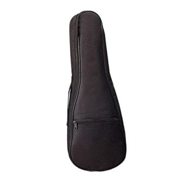 Imagem de Estojo para Guitarra Elétrica Acolchoado à Prova D'água com Bolsos Alças Ajustáveis Bolsa para Violão, 21 polegadas
