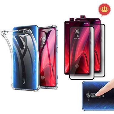 Imagem de Kit Capa Antishock Xiaomi Mi 9T + 2x Películas de Vidro 3D + Película de Lente Câmera