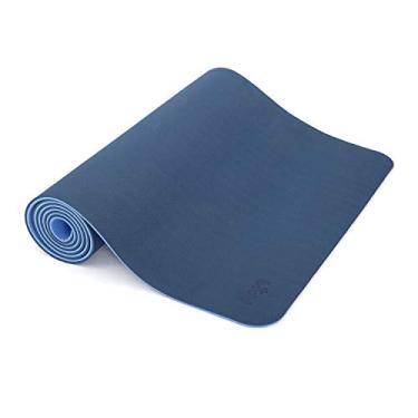 Imagem de YOGATERIA Bodhi Tapete Yoga Lotus Pro TPE Eco | 6 mm de espessura | Conforto e Leveza | Alta Densidade | Tapete de Treino Ginástica e Pilates | Livre de Látex | boa aderência 183x60 cm (Oceano / Azul Claro)