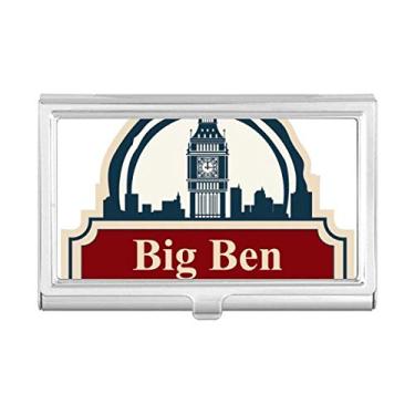 Imagem de United Kingdom Country City Big Ben London Reino Unido porta-cartões de visita carteira de bolso
