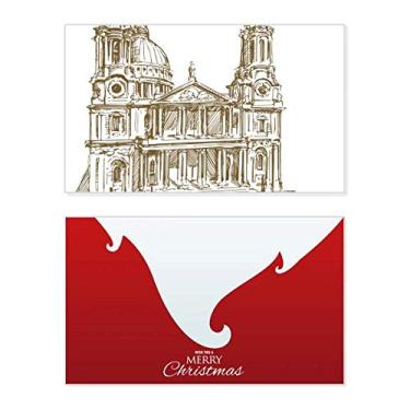 Imagem de St.Paul's Cathedral England London Holiday Holiday Merry Christmas Parabéns Card Christmas Letter Message