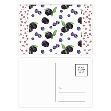 Imagem de Frutas de mirtilo em aquarela, estampa de ilustração de Natal, Natal, celebração, cartão postal cartão de bênção