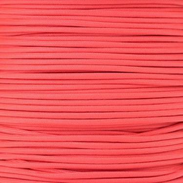 Imagem de Corda de paraquedas 550 tipo III 7 fios de 4 mm de diâmetro – 250 kg corda de sobrevivência de resistência à tração (30 m, salmão, enrolador)