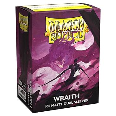 Imagem de 10 pacotes com 10 capas de cartão Dragon Shield Dual Matte Wraith tamanho padrão 100 unidades