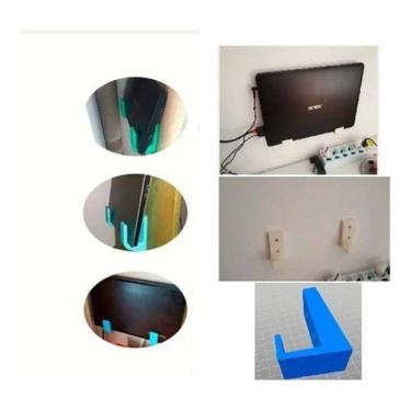 Imagem de Suporte Fixar Prender Notebook Na Parede Ou Móveis