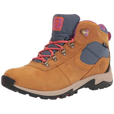 Imagem de Timberland Bota feminina Mt. Maddsen Mid Leather impermeável para trilha, Trigo integral, 40