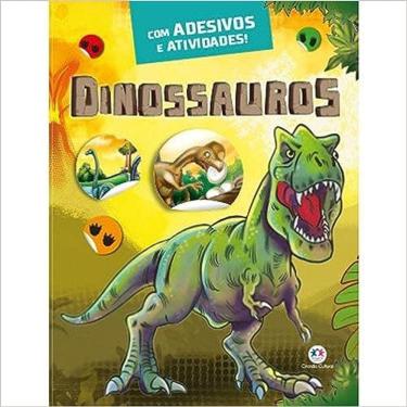 Imagem de Dinossauros - Com Adesivos E Atividades
