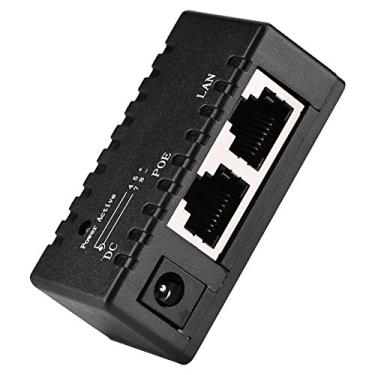 Imagem de Fonte de alimentação Poe 12V 4W Eolo adaptador 24V 0 5A LAN desligado 24W Injetor Poe Splitter Power Over Ethernet Injetor Ethernet Cabos adaptador para rede LAN preto (preto)