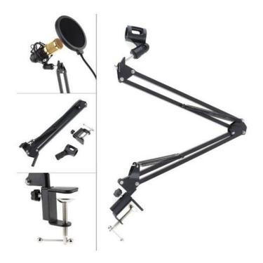 Imagem de Braço Suporte Celular Mesa Grava Remax Articulada E