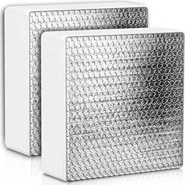 Imagem de SIKADEER Isolador de ventilação RV 35,5 cm x 35,5 cm x 7,6 cm, capa universal para claraboia RV com superfície refletiva, sombra de claraboia, teto solar com economia de energia, serve para aberturas de 35,5 cm x 35,5 cm