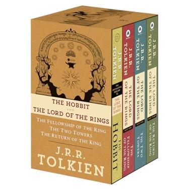 Imagem de J.R.R. Tolkien 4-Book Boxed Set: The Hobbit and the Lord of the Rings (Movie Tie-In): The Hobbit, the Fellowship of the Ring, the Two Towers, the ... Ring, the Two Towers, the Return of the King