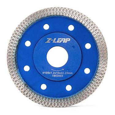 Imagem de Z-LEAP Lâmina de serra de diamante turbo com borda super fina de 10 cm para cortar granito mármore cerâmica azulejos de porcelana, 4 Inch-7/8 hole