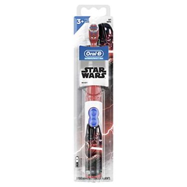 Imagem de Oral-B Escova de dentes elétrica para crianças com tecnologia Star Wars da Disney para crianças a partir de 3 anos, macia (os personagens podem variar)