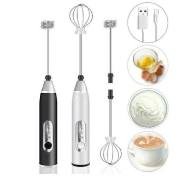 Imagem de Mini Mixer Batedor Bebidas Ovos Portátil