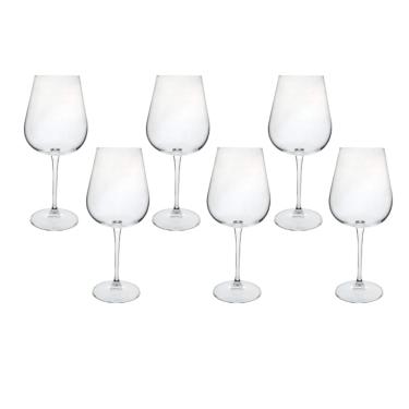 Imagem de 6 Taças para Vinho em Cristal Ecológico Ardea 540ml Bohemia