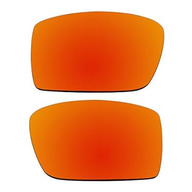 Imagem de Lentes polarizadas de substituição para óculos de sol Oakley Gascan, Espelhado vermelho fogo, standard
