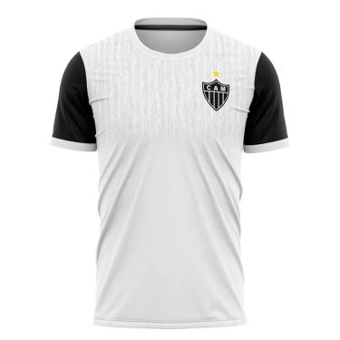 Imagem de Camiseta Braziline Glacier Clube Atlético Mineiro Infantil - Branco-Unissex