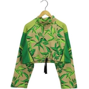 Imagem de Moletom Colcci Grafic Bloom Verde Feminino-Feminino