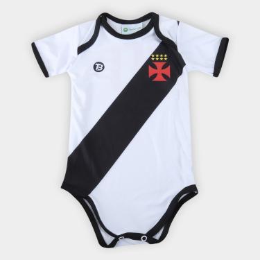 Imagem de Body Vasco da Gama Infantil Torcida Baby Proteção UV-Unissex